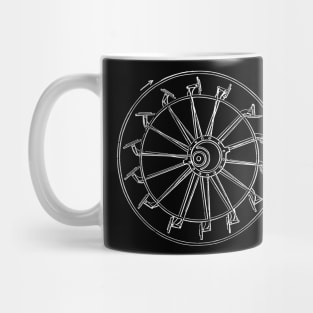 steamboat paddle wheel Mug